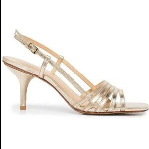 Reformation Gold Heels